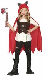 Roodkapje Halloween Kostuum Meisje, Verzenden, Nieuw