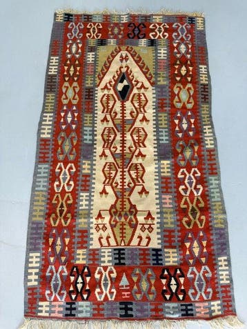 Kilim Mihrab Anatolia - Tapijt - 185 cm - 100 cm, Huis en Inrichting, Nieuw