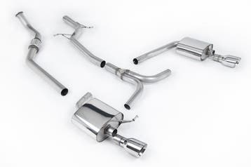 Cat-back uitlaatsysteem | Audi A4 2.0 TFSI S line B8 (alleen, Verzenden, Nieuw