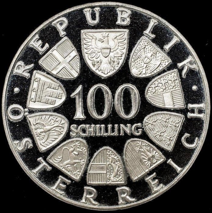 Oostenrijk. 100 Schilling 1977 - Kremsmünster Monastery /, Timbres & Monnaies, Monnaies | Europe | Monnaies non-euro