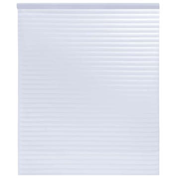vidaXL Raamfolie strepenpatroon mat 90x500 cm PVC, Verzenden
