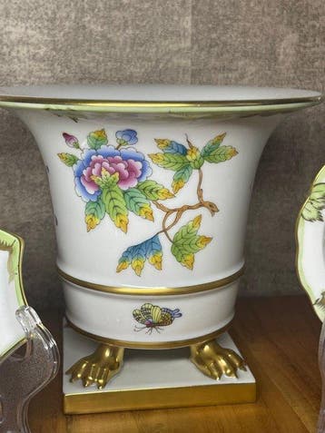 Herend - Vase (3) - Porcelaine - Reine Victoria