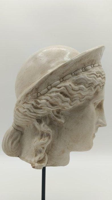 sculptuur, Testa di Era Ludovisi - 36 cm - marmerstof, Antiek en Kunst, Curiosa en Brocante