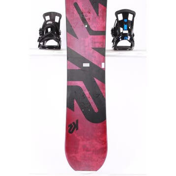 150 155 160 snowboard K2 EST. 87, black/red, p-tex topsheet,, Sport en Fitness, Verzenden, Gebruikt