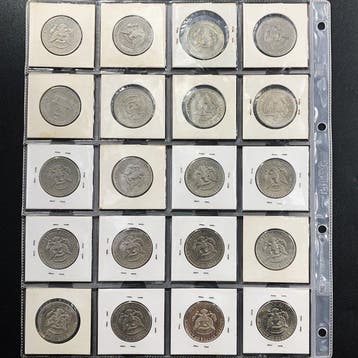 Verenigde Staten. Lot with 20x 1/2 Dollar Kennedy Half