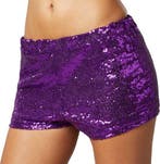 2dekans | Dressforfun Pailletten-short lila M -, Kleding | Dames, Ophalen of Verzenden, Nieuw
