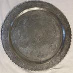 Grand plateau de style Qajar, 40 cm - Cuivre - Moyen-Orient