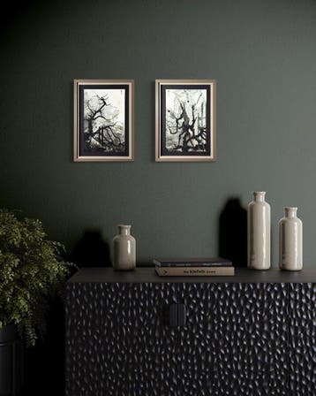 Eugène Eechaut (1928-2019) - Ink landscape diptych