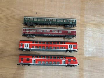 Fleischmann H0 - 5623 K, 5624 K, 5105, 5104 - Wagon de, Nieuw