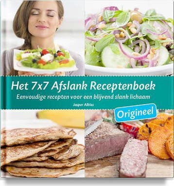 Het 7x7 Afslank Receptenboek - Origineel 9789082395914, Verzenden, Zo goed als nieuw, Jasper Alblas