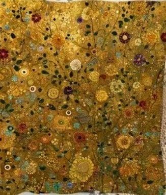 Gustav Klimts gouden bloemmotief. Kussenhoezen - Kussen (2)