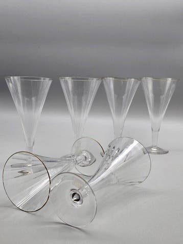 Rogaska - Drinkservies (6) - Sava - 24 kt goud - Waterkelken