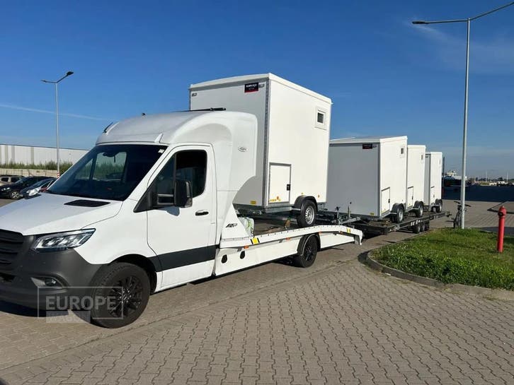 Scanvogn Mobiele badkamers groot ingekocht Deense kwaliteit, Zakelijke goederen, Machines en Bouw | Keten en Containers, Ophalen