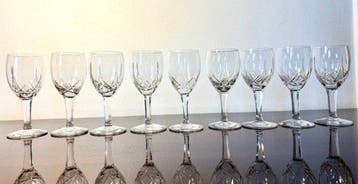 Cristal de Nancy - Service de boisson (9) - Cristal, Antiek en Kunst
