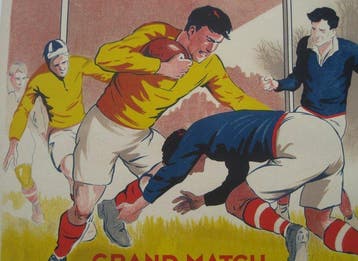 AG André Galland - Grand Match de Rugby 1930Kina-Lillet
