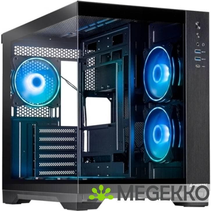 Chieftec Visio Black Gaming Dual-Chamber, Computers en Software, Computerbehuizingen, Nieuw, Verzenden