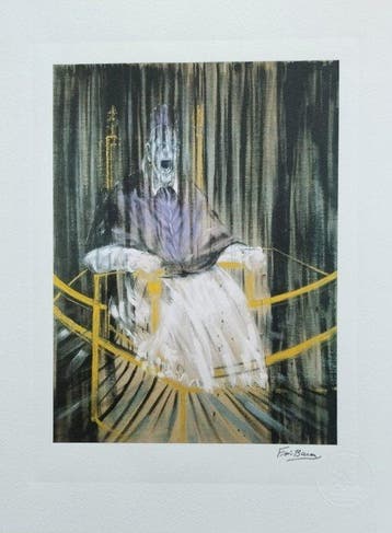 Francis Bacon (After) - sculptuur, Papa Inocencio X,