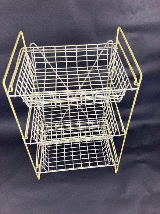 Tomado - Panier (4) - système de rangement - acier plastifié, Antiek en Kunst, Antiek | Meubels | Stoelen en Sofa's