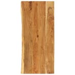 vidaXL Wastafelblad 140x52x2,5 cm massief acaciahout, Doe-het-zelf en Bouw, Verzenden, Nieuw