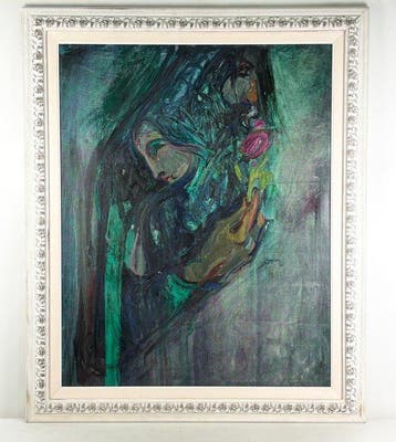 Joan Cruspinera Muñoz (1945) - Maja de perfil