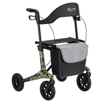 MultiMotion Carbon rollator met softwielen - Maat M - Bloeme, Ophalen of Verzenden