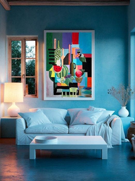 E. Pérez Lezcano - Natura Viva XL (No Reserve), Antiek en Kunst, Kunst | Schilderijen | Modern