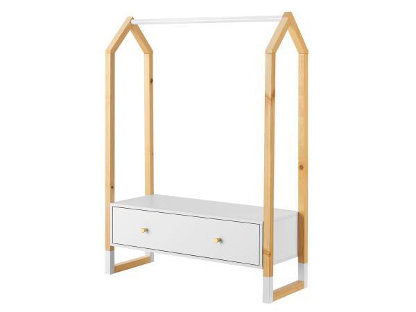 Veiling - Kledingrek / Opbergrek Filla - 80 x 30 x 110 cm, Maison & Meubles, Armoires | Penderies & Garde-robes