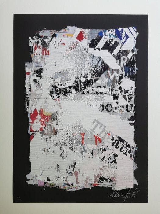 Vhils (1987) - Layers (Unique Piece), Antiquités & Art, Art | Objets design
