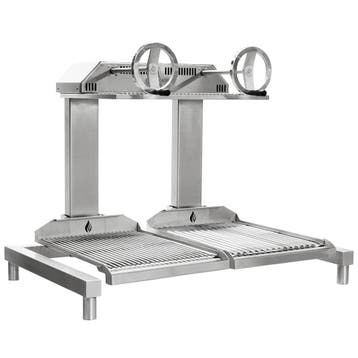 In-/Opbouw Houtskoolgrill | PARRILLA BI | Oppervlak, Verzenden, Nieuw in verpakking