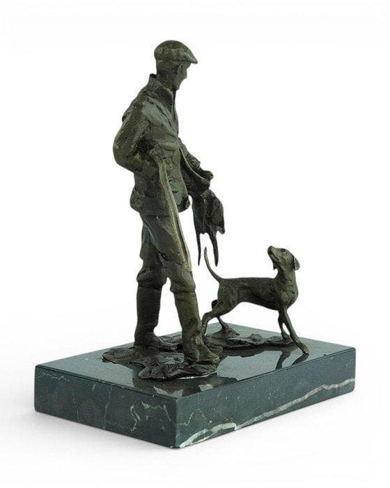 Archibald Thorburn (1860–1935) - after - Sculpture, Hunter, Antiquités & Art, Curiosités & Brocante