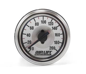 Air Lift Dual Needle Gauge-200 PSI, Ophalen of Verzenden