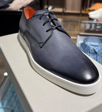 Santoni - Platte schoenen - Maat: EU 40.5, Nieuw