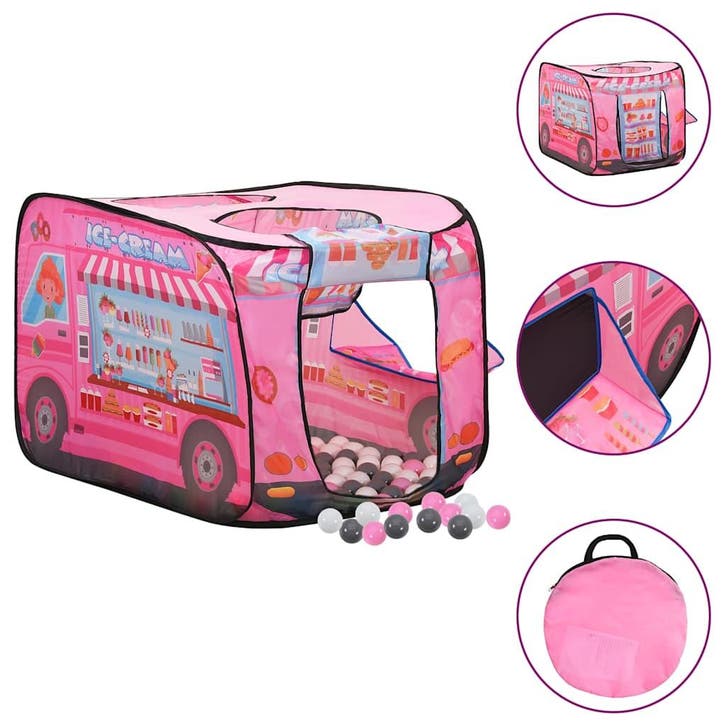 vidaXL Kinderspeeltent met 250 ballen 70x112x70 cm roze, Kinderen en Baby's, Speelgoed | Buiten | Speeltoestellen, Nieuw, Verzenden