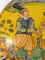 Montelupo - Plat - Céramique - figuratif