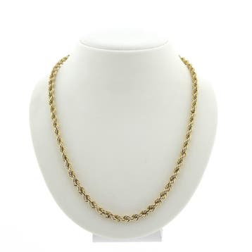 Gouden gedraaide schakelketting, Ophalen of Verzenden