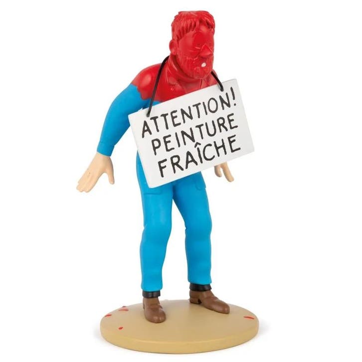 Kuifje Beeldje Haddock met Verf 12 cm, Collections, Personnages de BD, Enlèvement ou Envoi