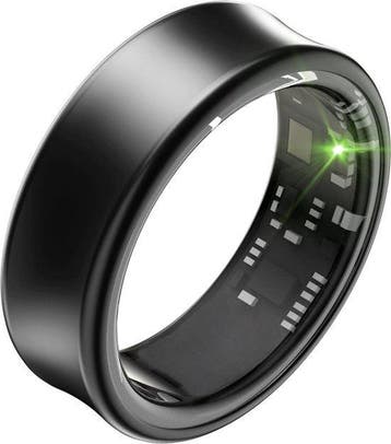 2dekans | Focus® S2 Smart Ring - Zwart - Maat 12 - AI Coach, Ophalen of Verzenden