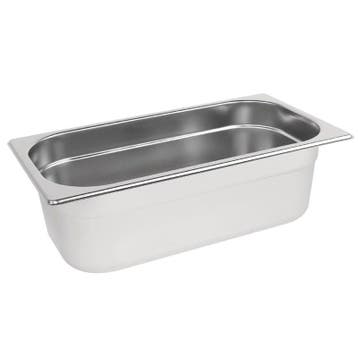 GN-Bak | RVS | 1/3 GN | Hoogte 100mm | 325x176x100(h)mm, Verzenden, Nieuw in verpakking