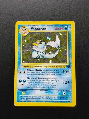 Pokémon - 8 Card - Vaporeon Holo - Kangaskhan Holo -, Nieuw