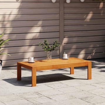 vidaXL Tuintafel 100x50x27 cm massief acaciahout, Verzenden, Nieuw