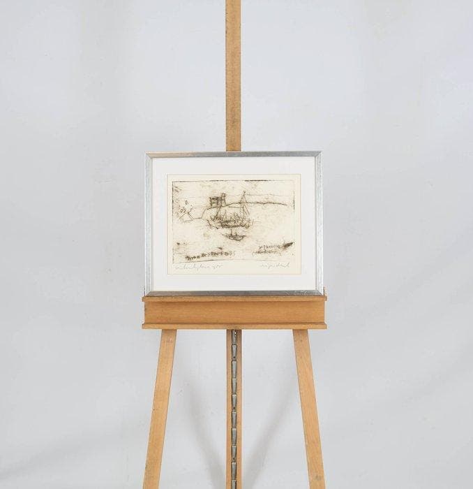 Anton Heyboer (1924-2005) - Haven, Antiek en Kunst, Kunst | Designobjecten