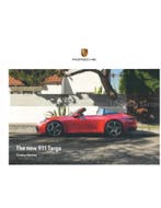 2021 PORSCHE 911 TARGA HARDCOVER BROCHURE ENGELS, Nieuw