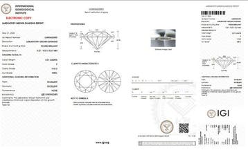 Zonder minimumprijs - Ring - 18 karaat Witgoud - 3.01ct. tw., Nieuw
