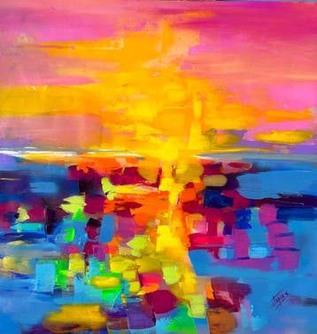 Isabel Tapias T - La risa del mar XL. No reserve. Obra, Antiquités & Art