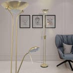 vidaXL Vloerlamp LED dimbaar 23 W, Verzenden, Nieuw