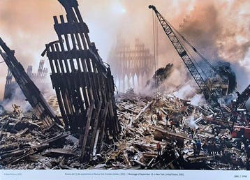 Steve McCurry (1950–) - Wreckage of September 11 in New