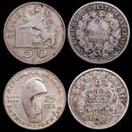 Frankrijk. 50 Francs 1867-1953 (4 monedas) (Zonder