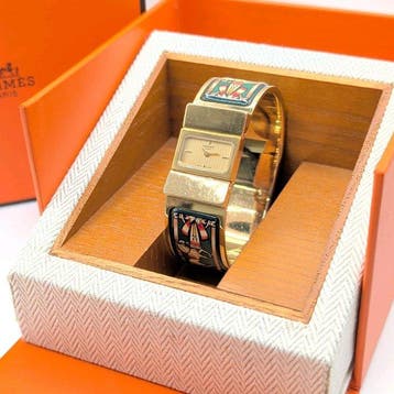 Hermès - Hermes enamel bangle watch - Sans prix de réserve -, Nieuw