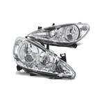 PHARES ANGEL EYES POUR PEUGEOT 307 01-05 CHROME, Verzenden