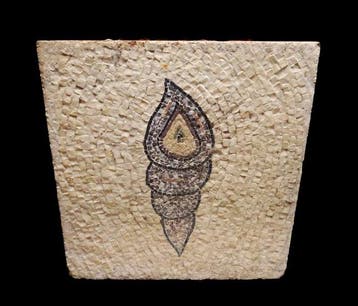 Laat-Romeins / Vroeg-Byzantijns Mosaïek van marmeren